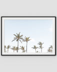 Tropical Palms ii - Art Print - Traditional Frame - Black - Landscape