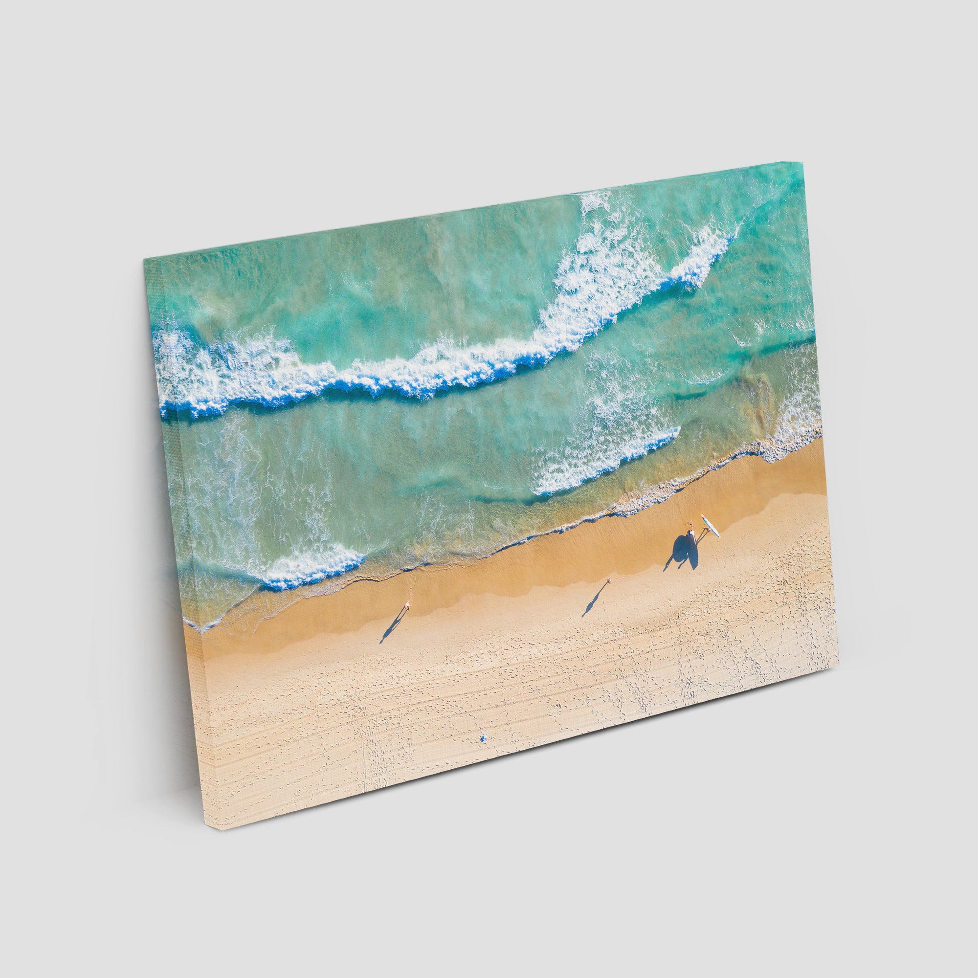 Burleigh Beach Morning Swim - Gold Coast - Art Print Tidaltones