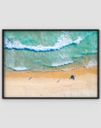 Burleigh Beach Morning Swim - Gold Coast - Art Print Tidaltones
