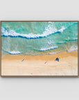 Burleigh Beach Morning Swim - Gold Coast - Art Print Tidaltones