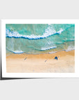 Burleigh Beach Morning Swim - Gold Coast - Art Print - Fine Art Paper - Unframed Print - Landscape