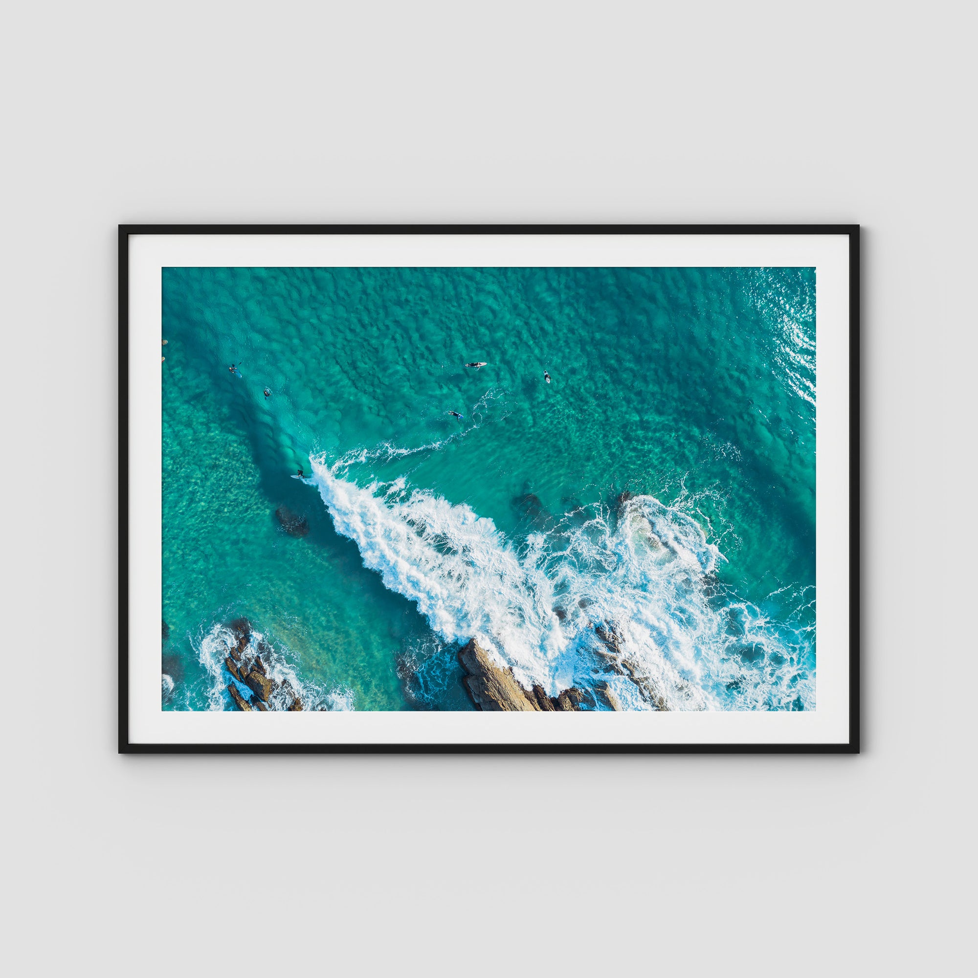 Currumbin Alley Top Down - Gold Coast - Art Print Tidaltones