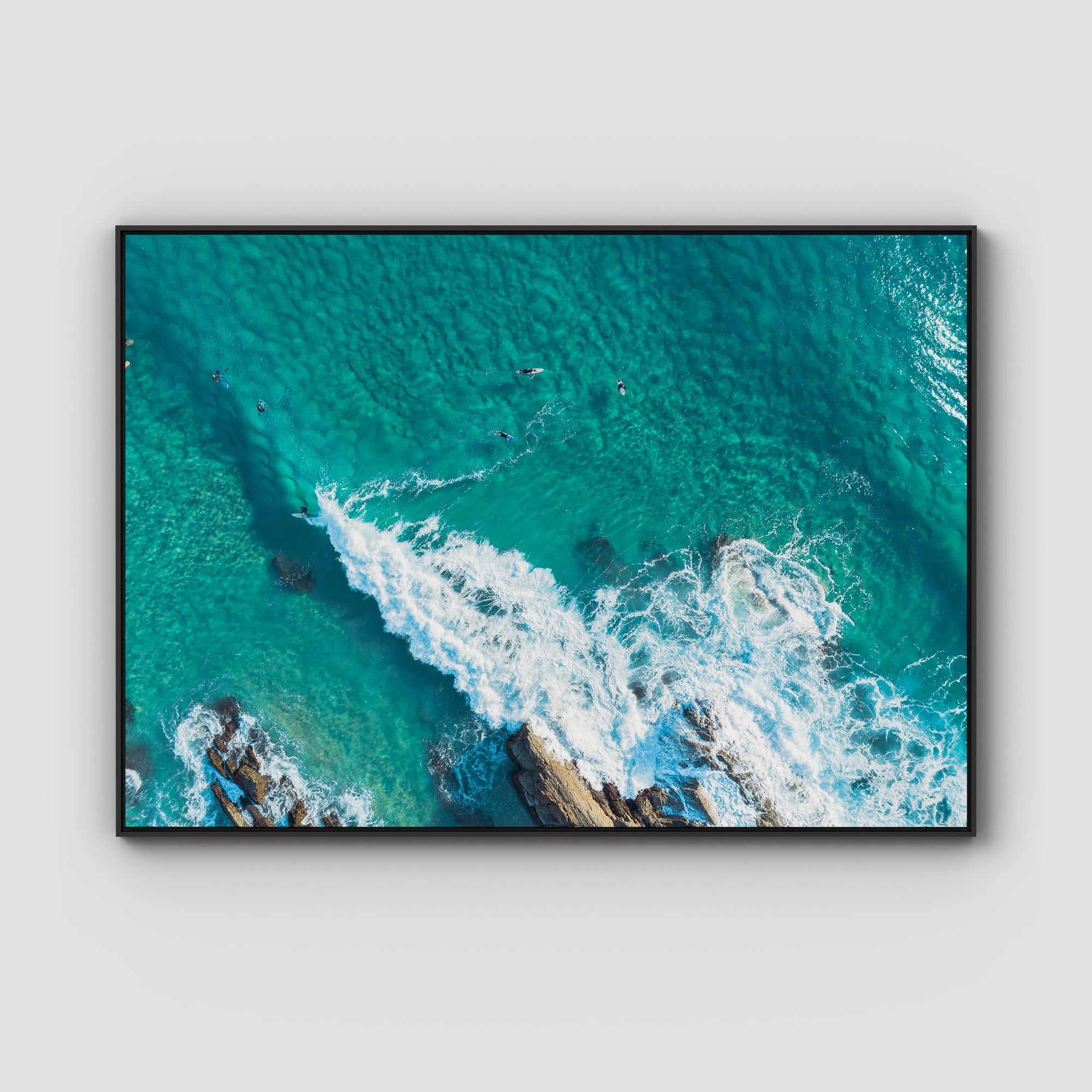Currumbin Alley Top Down - Gold Coast - Art Print Tidaltones