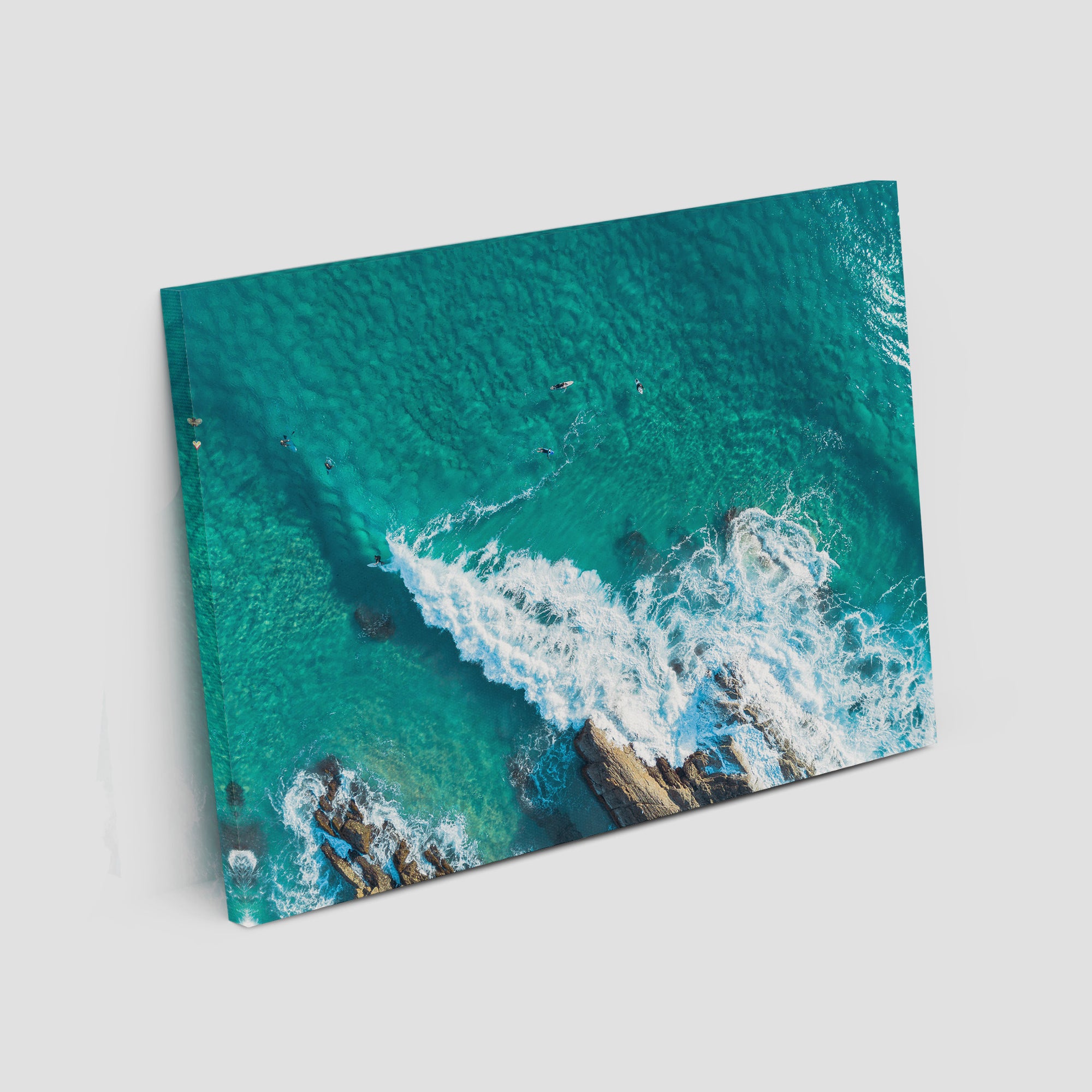 Currumbin Alley Top Down - Gold Coast - Art Print Tidaltones