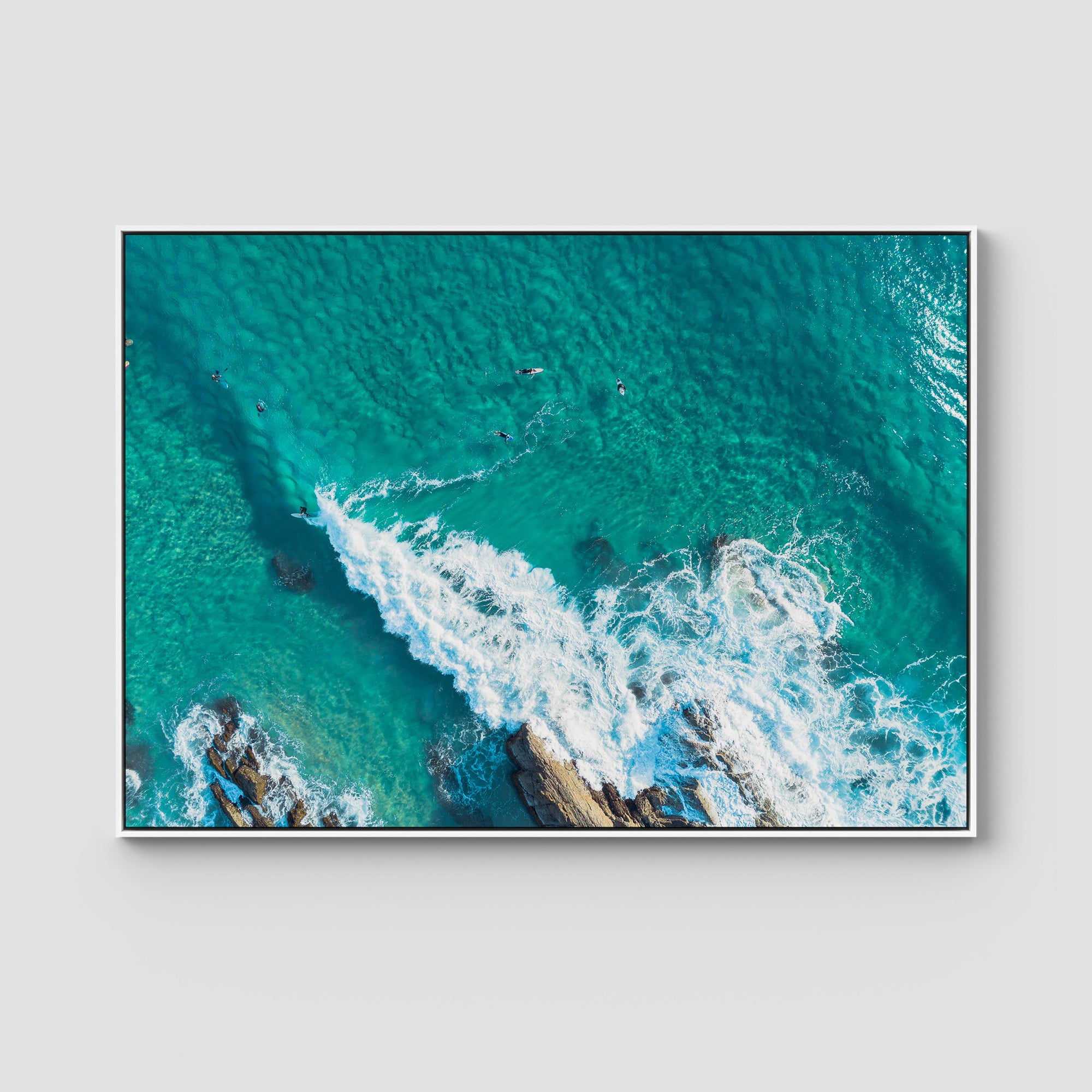 Currumbin Alley Top Down - Gold Coast - Art Print Tidaltones