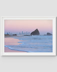 Currumbin Alley Sunset - Gold Coast - Art Print - Traditional Frame - White - Landscape