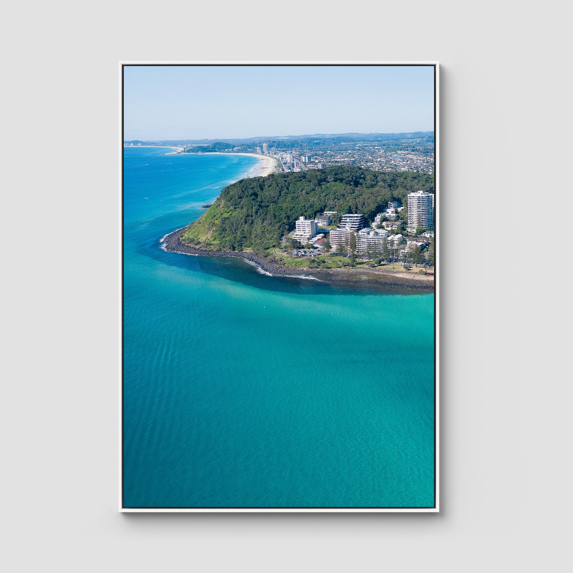 Burleigh Aerial - Gold Coast - Art Print Tidaltones