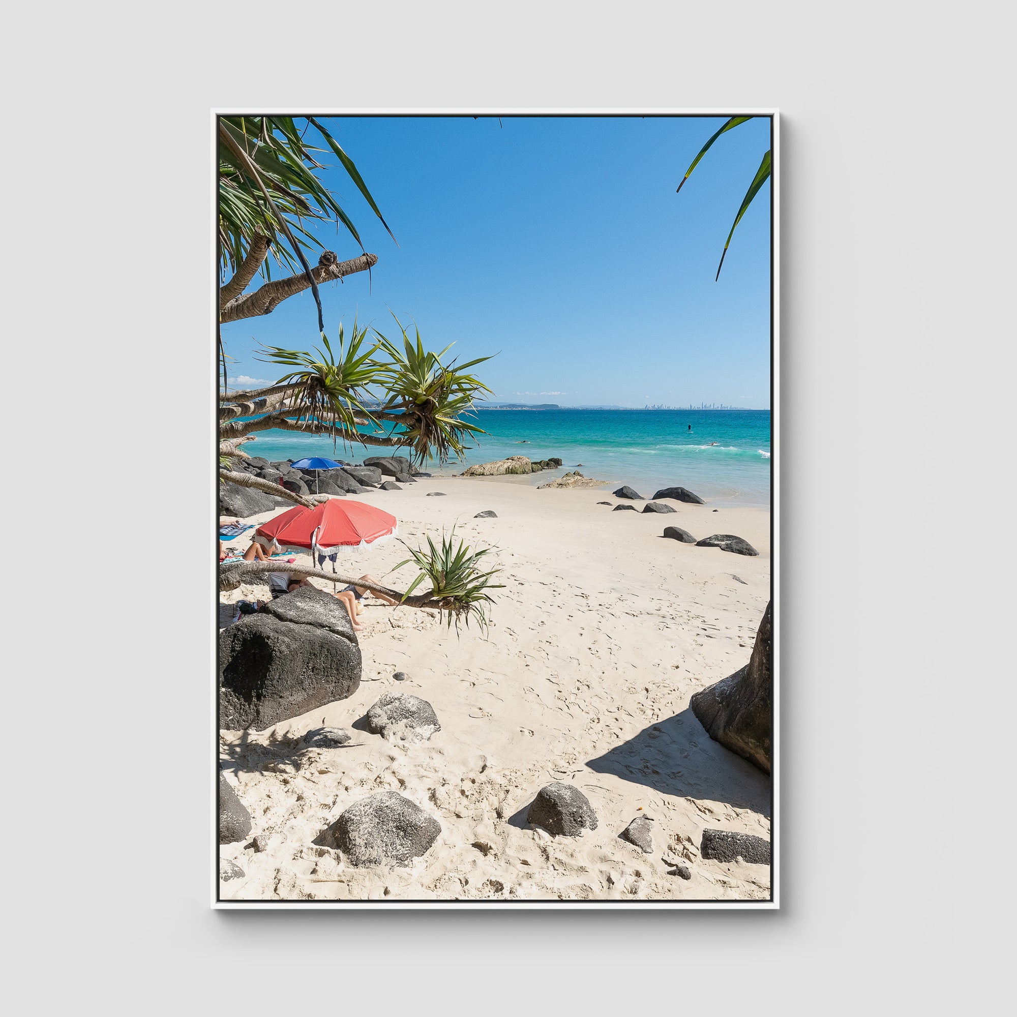 Cooly Sunbaking - Gold Coast - Art Print Tidaltones