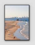 Elephant Rock Lookout - Currumbin - Gold Coast - Art Print - Float Frame Canvas - Black - Portrait