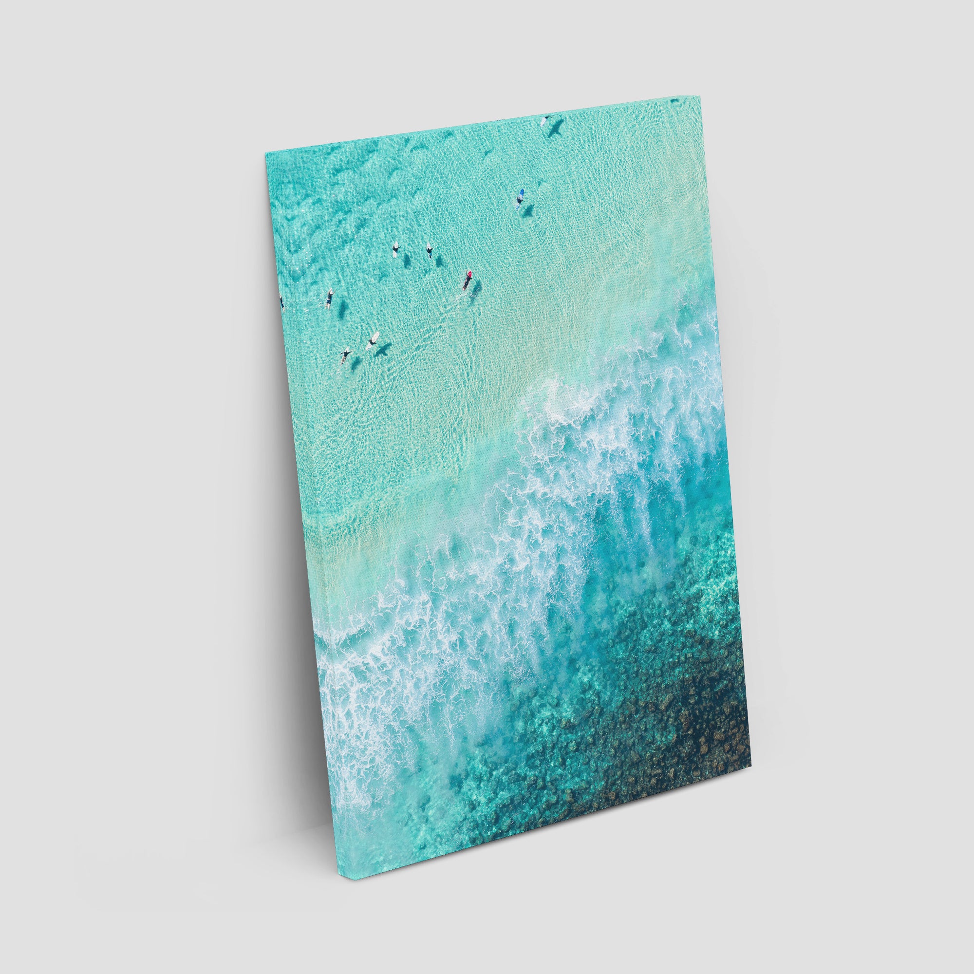 Burleigh White Wash - Gold Coast - Art Print Tidaltones