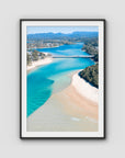 Tally Bridge - Gold Coast - Art Print - Traditional Frame - Black - Portrait