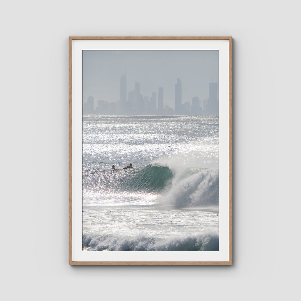 Kirra Wave Cyclone Swell - Fine Art Print Tidaltones