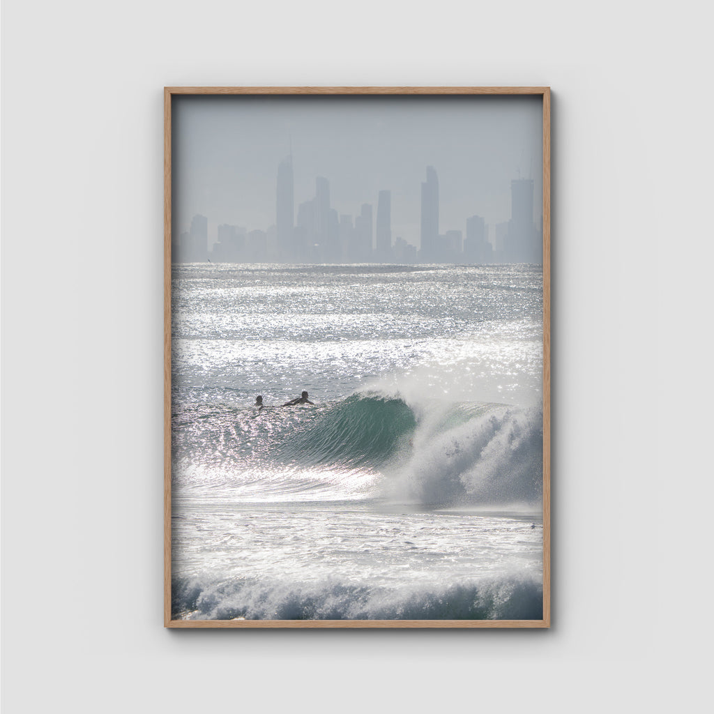 Kirra Wave Cyclone Swell - Fine Art Print Tidaltones