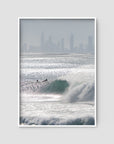 Kirra Wave Cyclone Swell - Fine Art Print Tidaltones