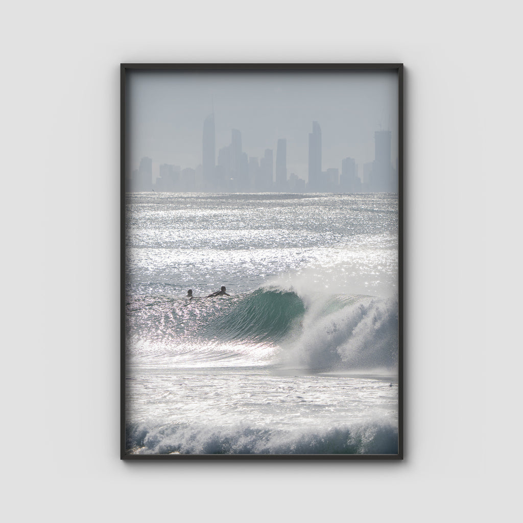 Kirra Wave Cyclone Swell - Fine Art Print Tidaltones