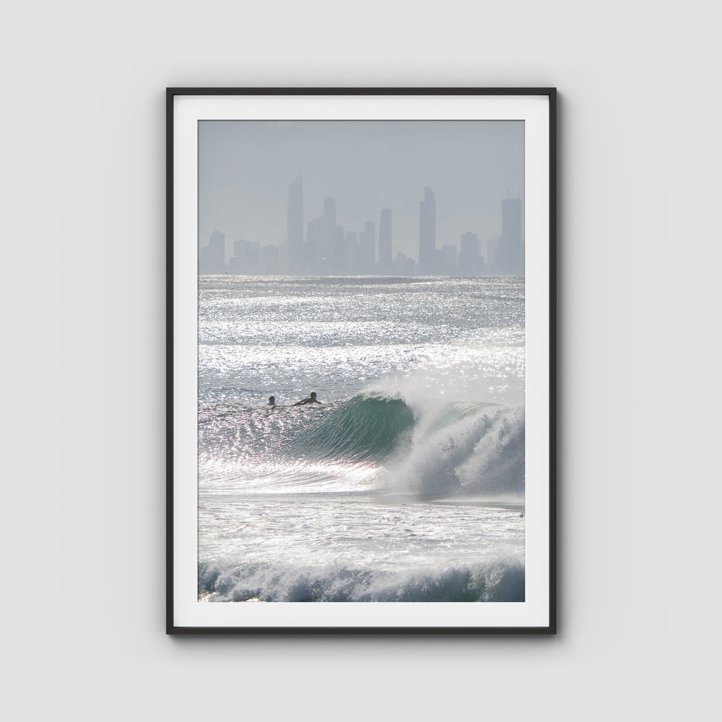 Kirra Wave Cyclone Swell - Fine Art Print Tidaltones
