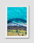 Burleigh Headland Aerial - Gold Coast - Art Print Tidaltones
