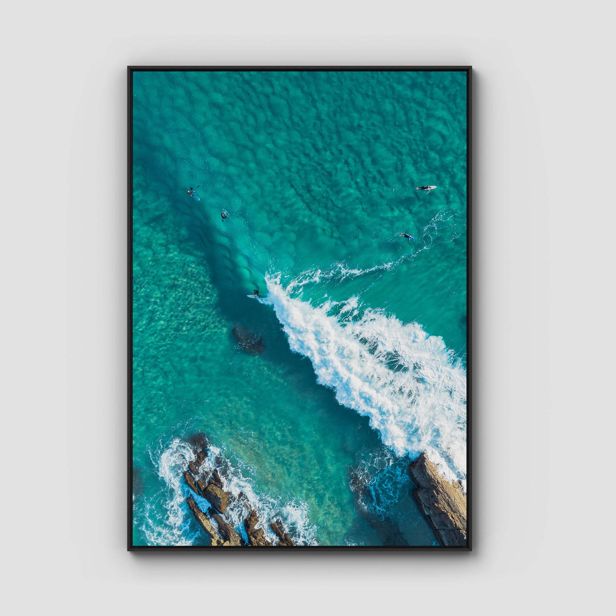 Currumbin Alley Top Down - Gold Coast - Art Print Tidaltones