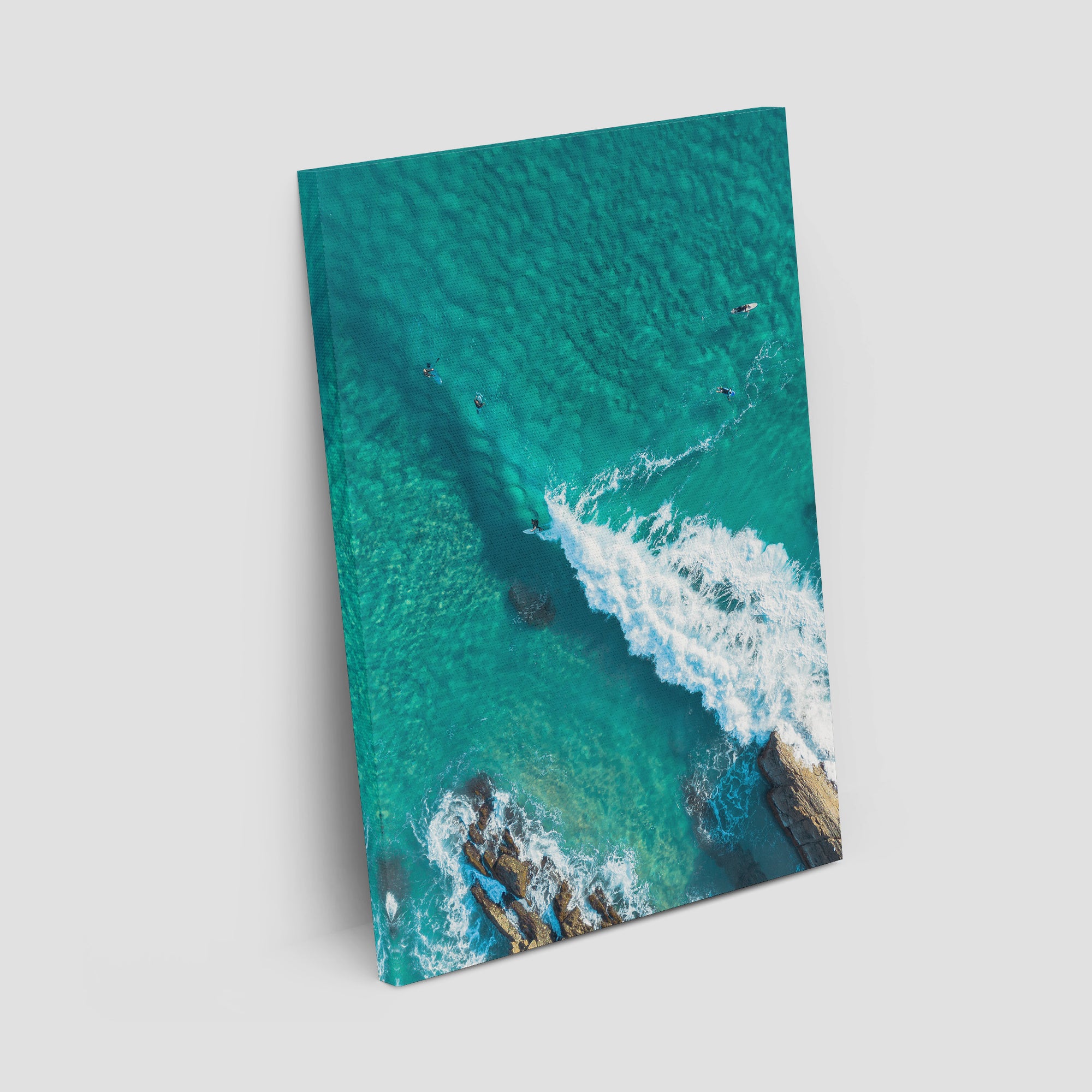 Currumbin Alley Top Down - Gold Coast - Art Print Tidaltones