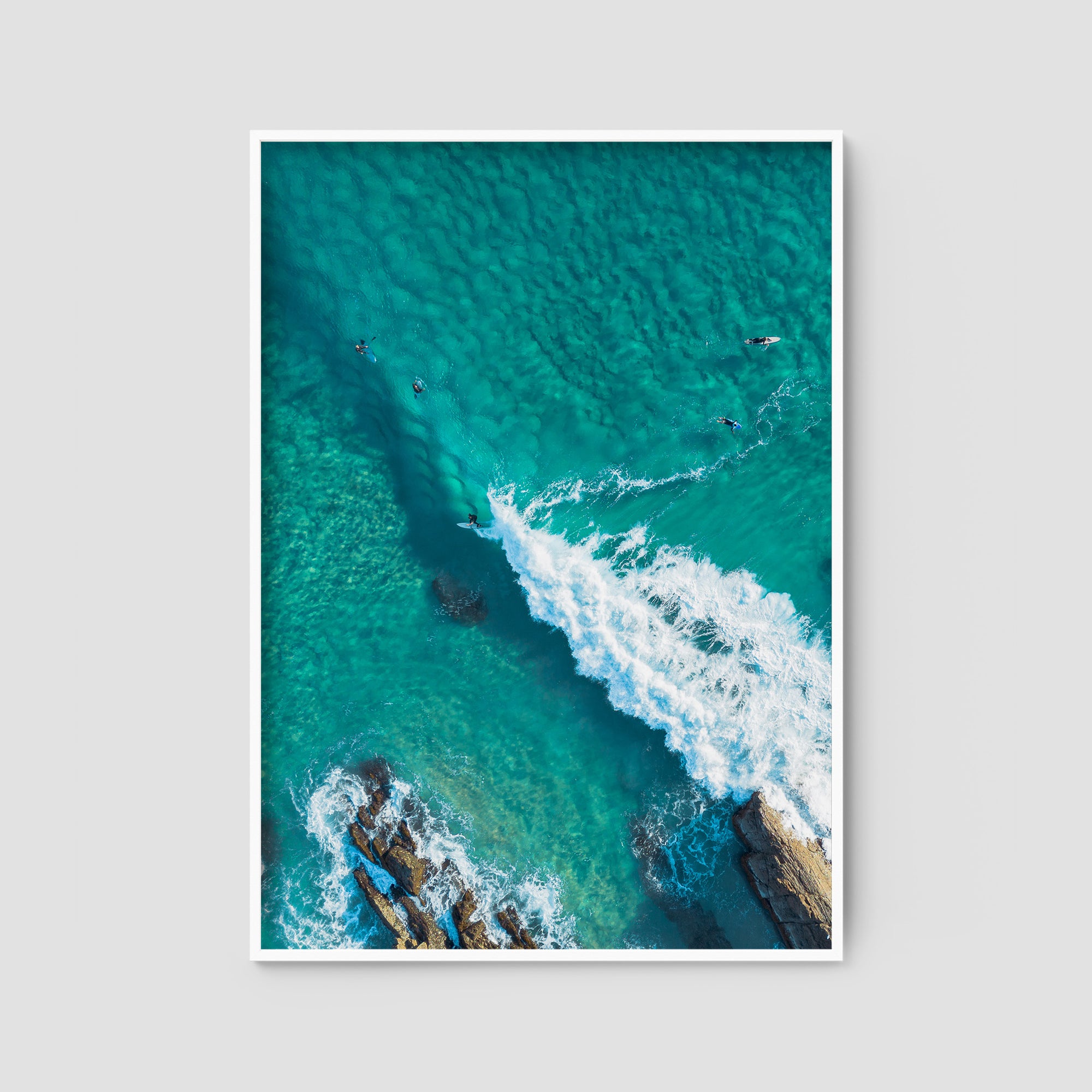 Currumbin Alley Top Down - Gold Coast - Art Print Tidaltones
