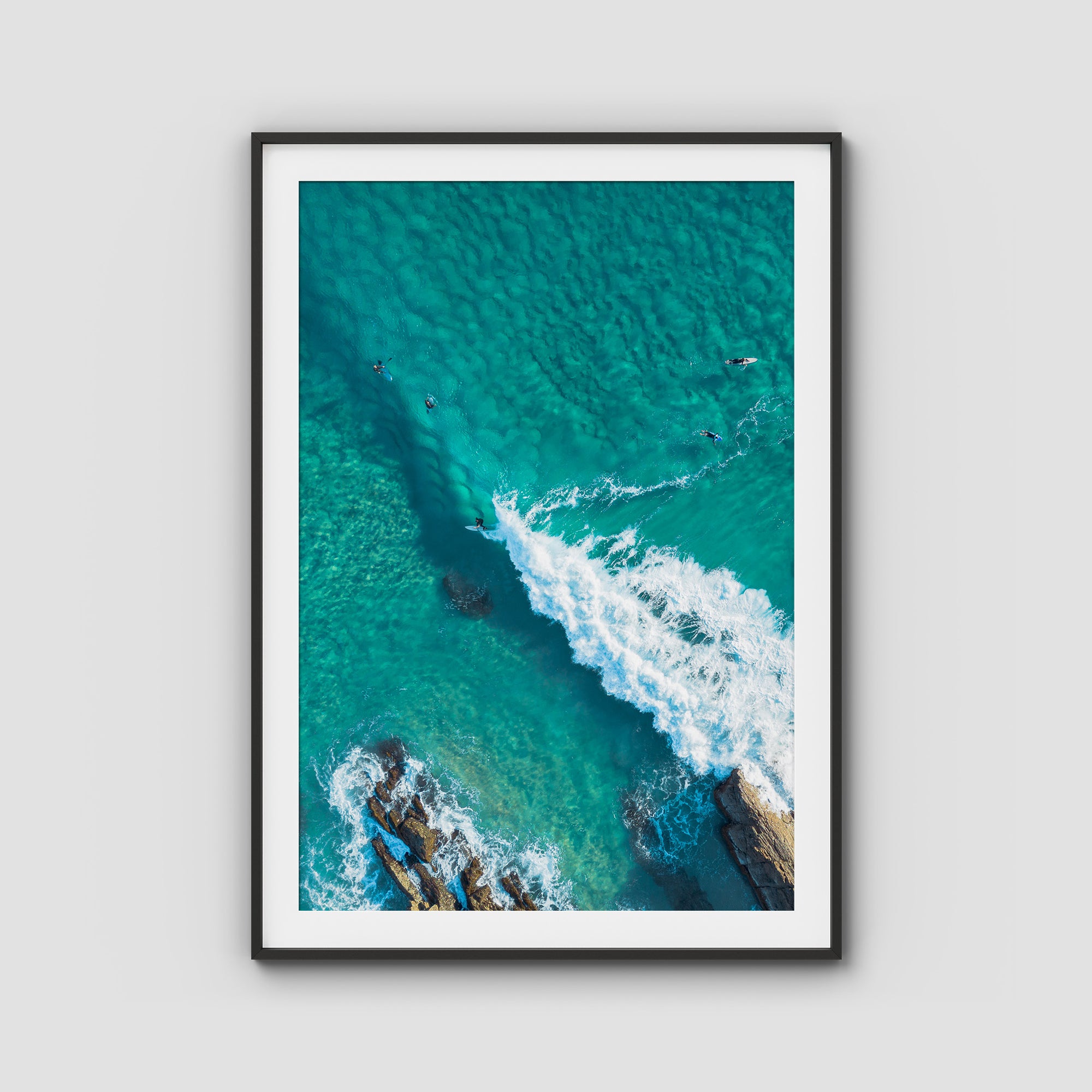 Currumbin Alley Top Down - Gold Coast - Art Print Tidaltones
