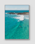 Snapper Fun Days - Gold Coast - Art Print - Float Frame Canvas - White - Portrait