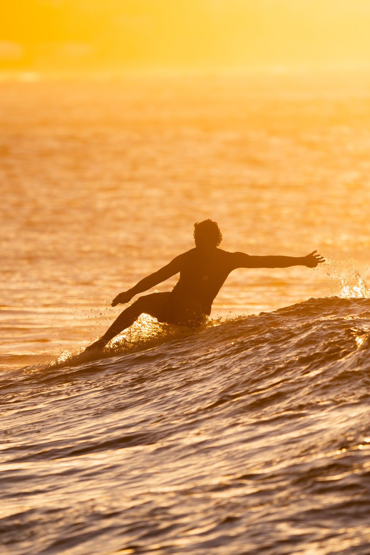 Longboard Gliding - Gold Coast - Art Print Tidaltones