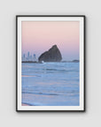 Currumbin Alley Sunset - Gold Coast - Art Print - Traditional Frame - Black - Portrait