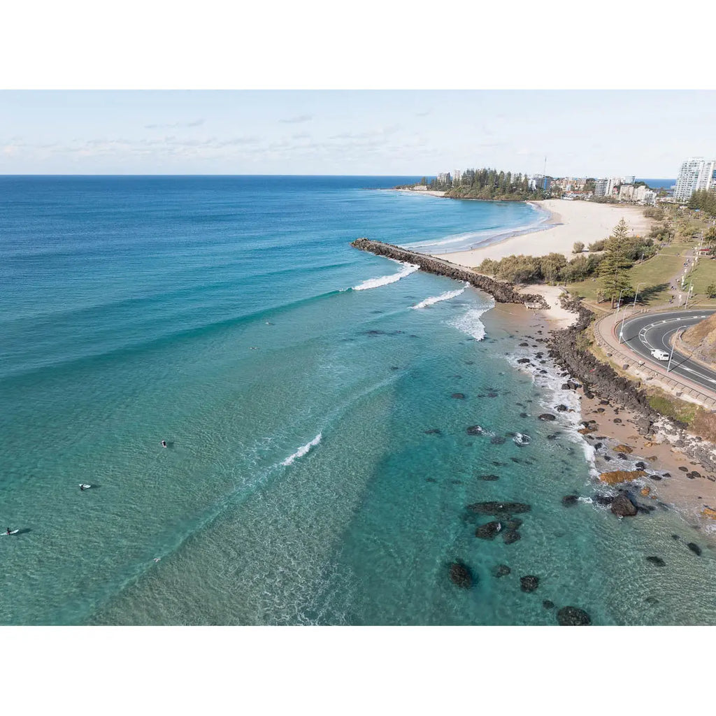 Kirra Aerial - Gold Coast - Art Print Tidaltones