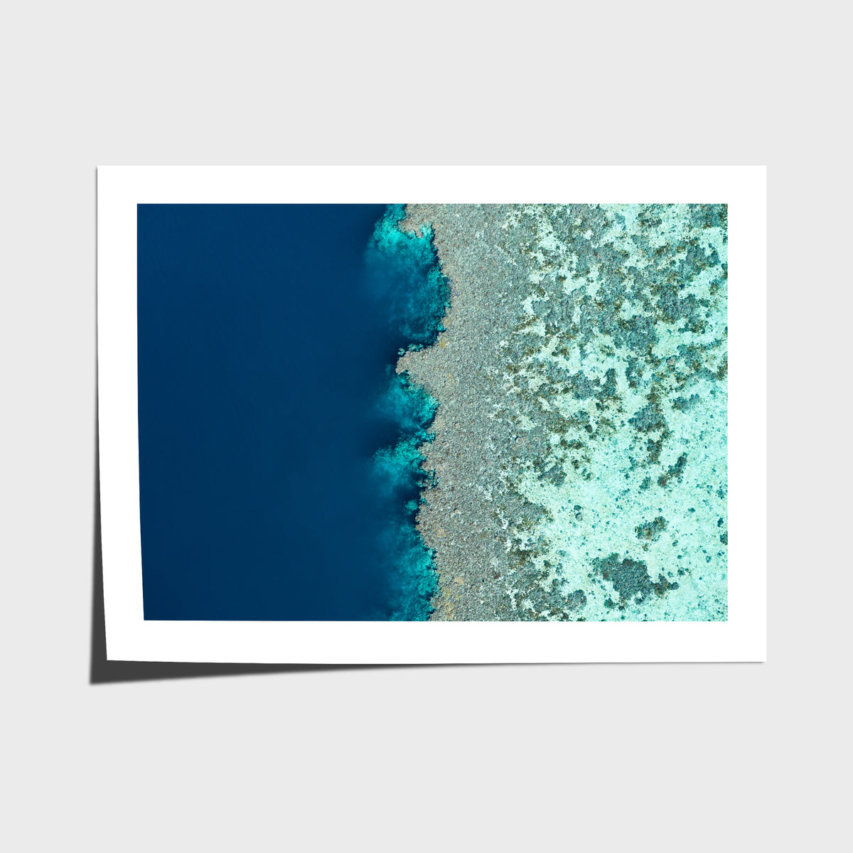 Reef Symmetry - Art Print - Fine Art Paper - Unframed Print - Landscape