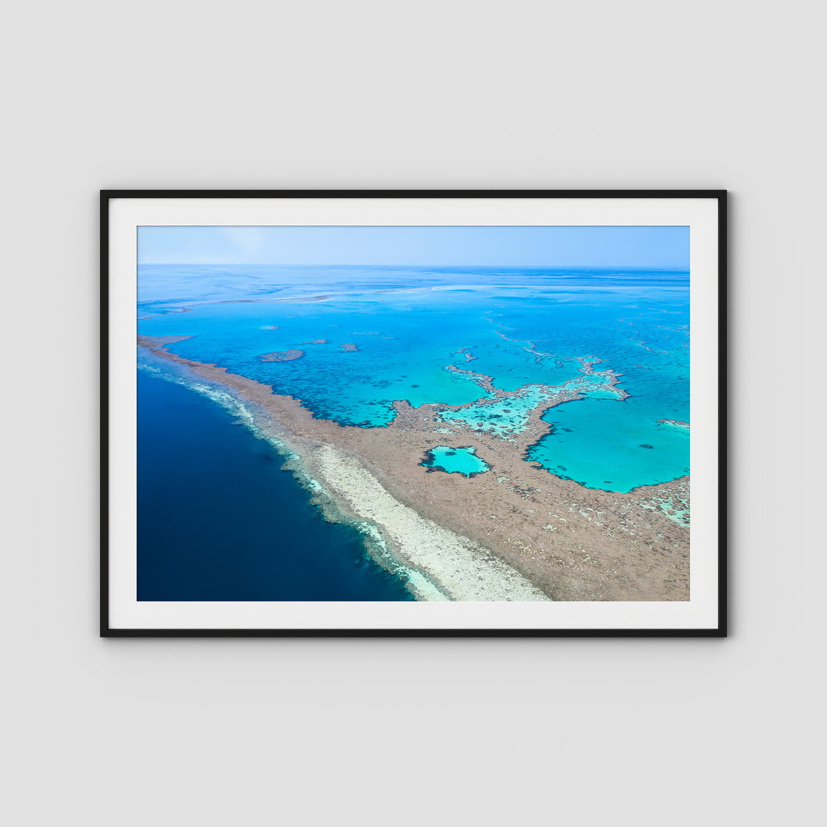 GBR Channel ii - Art Print - Traditional Frame - Black - Landscape