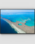GBR Channel ii - Art Print - Float Frame Canvas - Black - Landscape