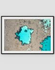 Reef Craters - Art Print - Traditional Frame - Black - Landscape