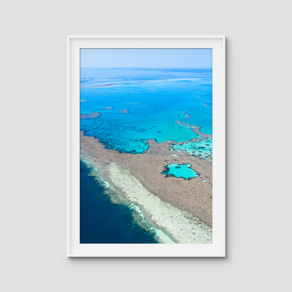 GBR Channel ii - Art Print - Traditional Frame - White - Portrait