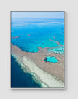 GBR Channel ii - Art Print - Float Frame Canvas - White - Portrait