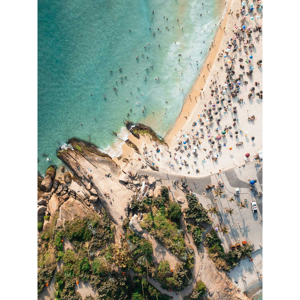 Arpoador Aerial – Top Down Print