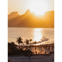 Ipanema Sunset – Golden Hour in Rio Print - Tidaltones