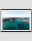 Emerald Bay - Keppel Islands - Art Print - Traditional Frame - Black - Landscape