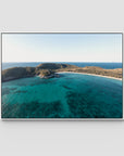 Emerald Bay - Keppel Islands - Art Print - Float Frame Canvas - White - Landscape
