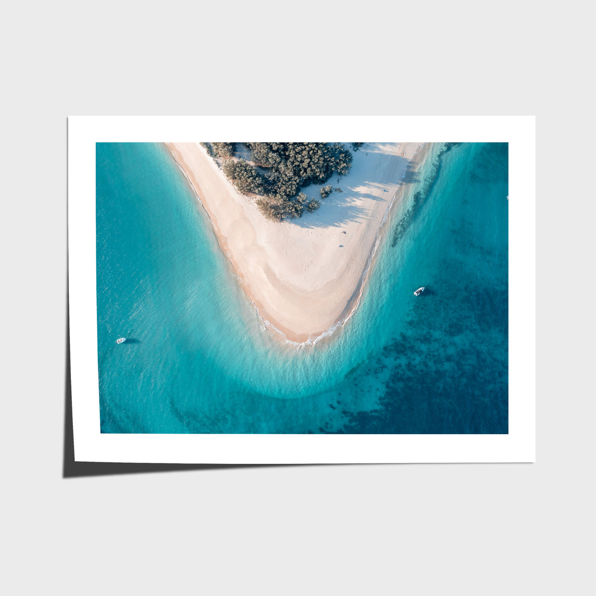 Humpy Island Turquoise - Keppel Islands - Art Print - Fine Art Paper - Unframed Print - Landscape