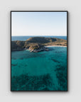 Emerald Bay - Keppel Islands - Art Print - Float Frame Canvas - Black - Portrait
