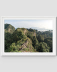 Top of The World - Art Print - Traditional Frame - White - Landscape