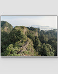 Top of The World - Art Print - Float Frame Canvas - White - Landscape