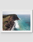Edge of the Land - Lennox Head - Fine Art Print - Traditional Frame - White - Landscape