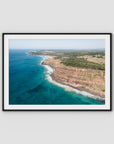 Lennox Headline - Fine Art Print - Traditional Frame - Black - Landscape