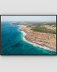 Lennox Headline - Fine Art Print - Float Frame Canvas - Black - Landscape