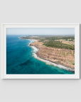 Lennox Headline - Fine Art Print - Traditional Frame - White - Landscape