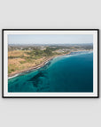 Lennox Coastal Curve - Fine Art Print - Traditional Frame - Black - Landscape
