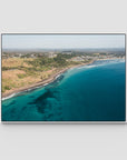Lennox Coastal Curve - Fine Art Print - Float Frame Canvas - White - Landscape