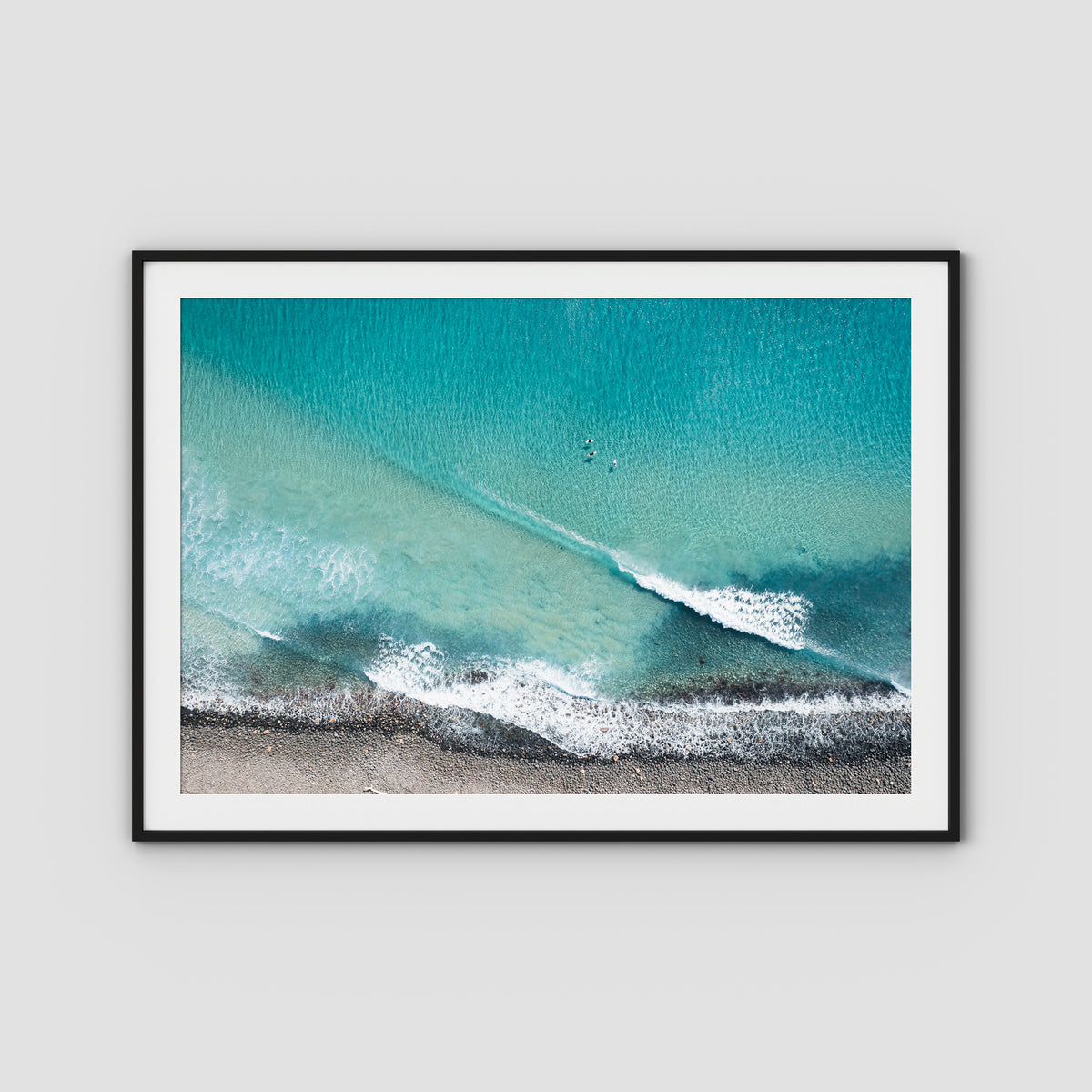 Lennox Top Down - Fine Art Print - Traditional Frame - Black - Landscape